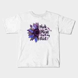 Trick or Treat Smell My Feet Kids T-Shirt